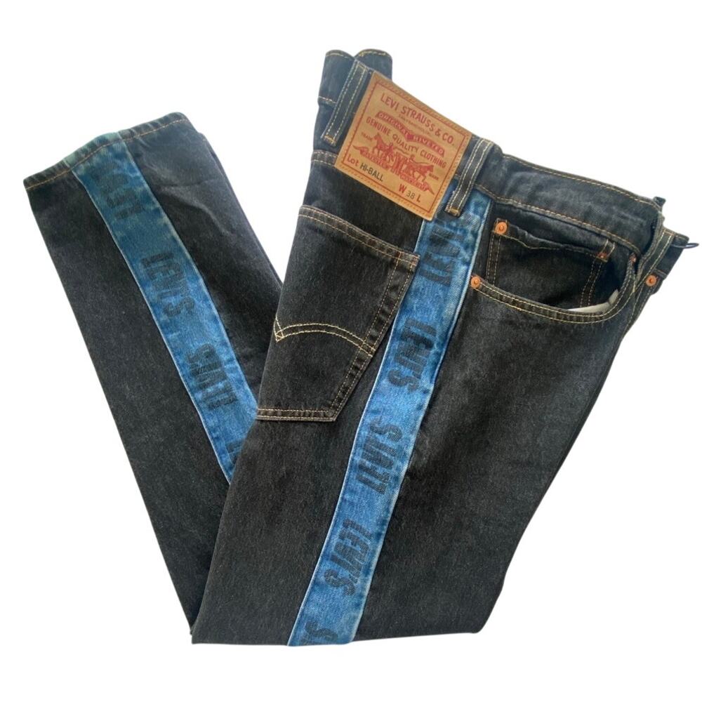 LEVI'S HI-BALL ROLL Jeans Streetwear Skatewear Warp Stretch Rare! 38x30 NEW